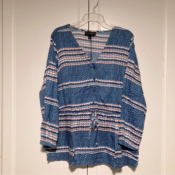 BNWT Lane Bryant peplum top/blouse size 16 - Picture 2 of 4